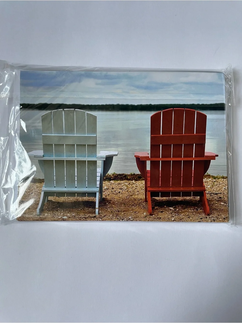 NWT Pioneer Escape to the Lake Blank note card Art.  Qty. 12 cards/envelopes